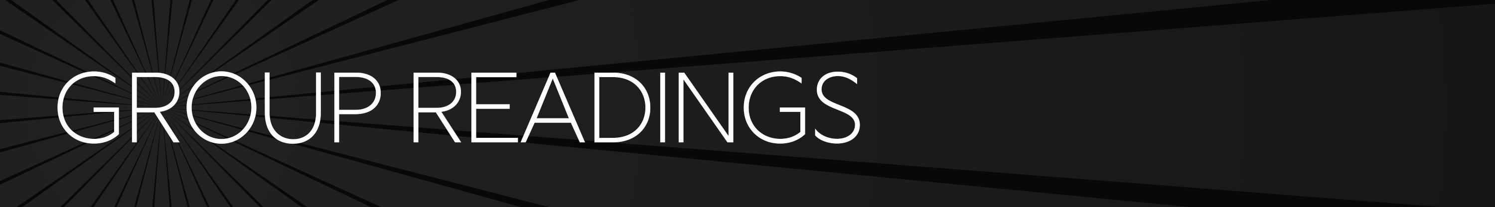Group Readings Banner